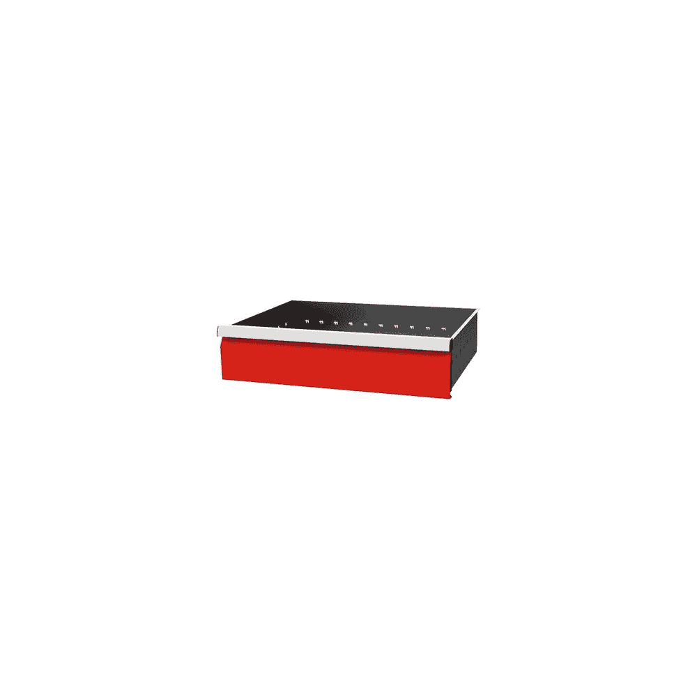 Tiroir avec rails, dimensions utiles du tiroir 600 x 400 mm, R 24-16