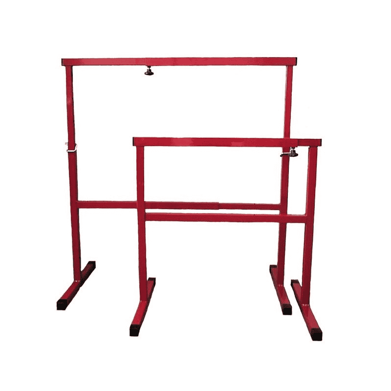 Tréteau de travail MULTI rouge, capacité de charge 200 kg