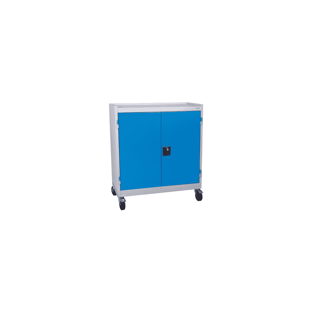 Bedrunka+Hirth Mobiler Flügeltürenschrank mit 1 Flügeltüre, BxTxH 1000 x 500 x 1150 mm