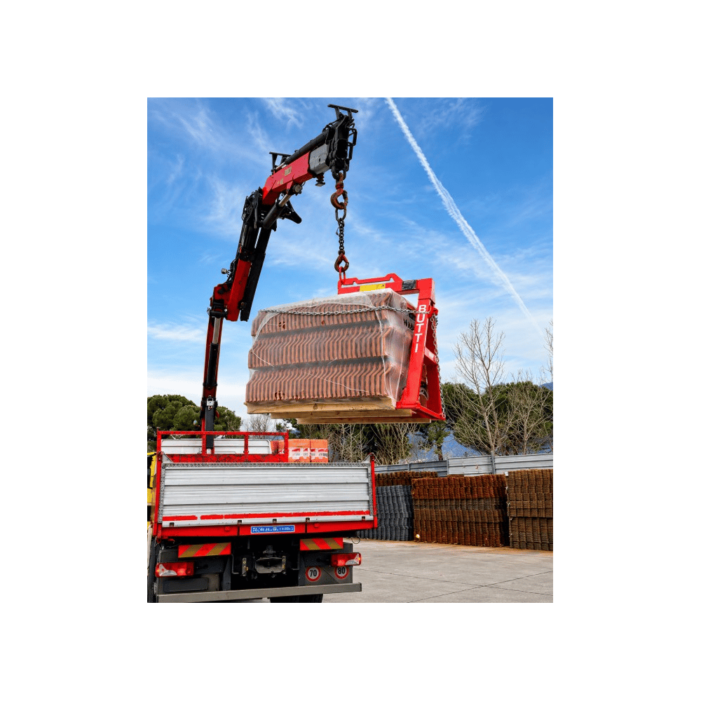 Krangabel Butti Special Cop mit manueller Lastausbalancierung, Tragkraft 600 kg, LxBxH 620 x 1030 x 1150 mm