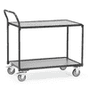 Leichter Tischwagen "GREY EDITION", mit 2 Böden aus Holz