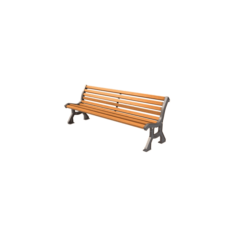 Gartenbank Roda mit Rückenlehne