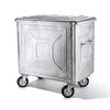 Abfallcontainer mit Vierkantschloss