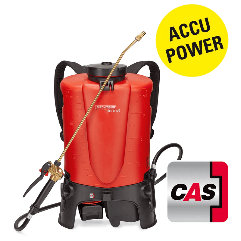 Birchmeier Akku-Rückensprühgerät REC 15, Füllmenge 15 l, 18 V in drei Ausführungen