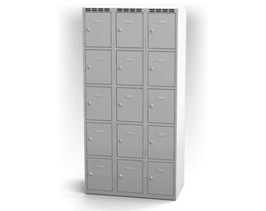 Vestiaire avec 15 casiers