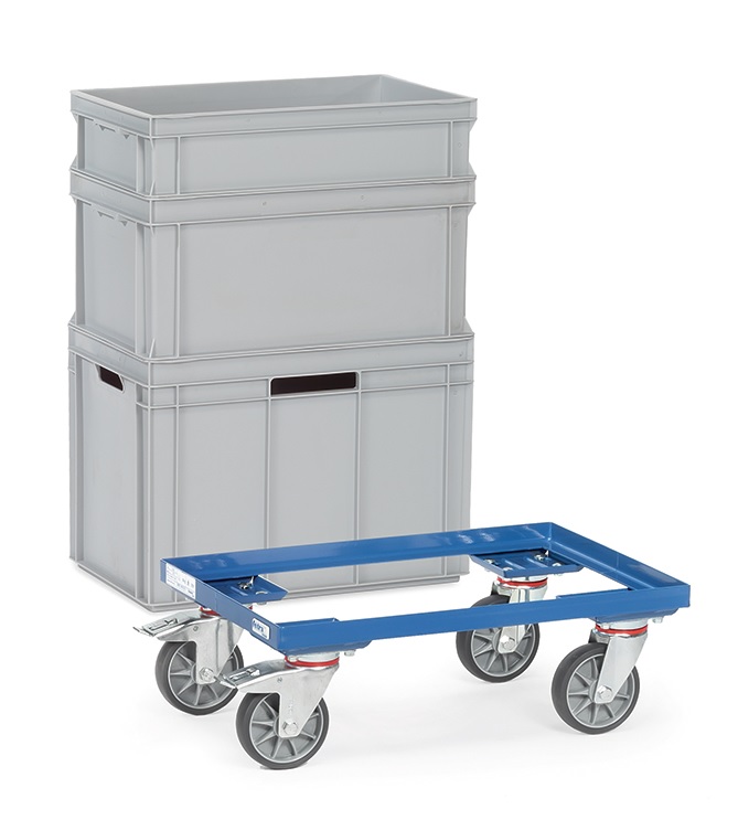 Fetra Eurokasten-Roller offener Rahmen, Gesamttragkraft 250 kg