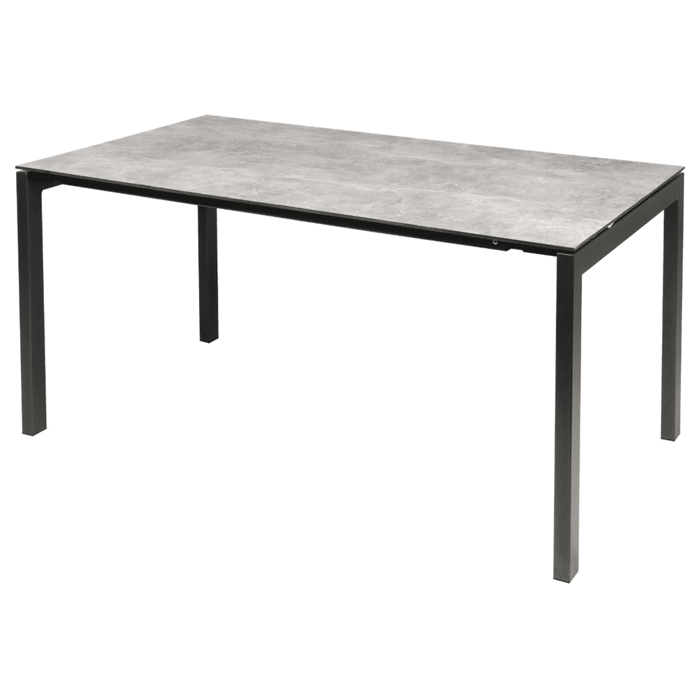 Schaffner Table de jardin LUZERN, extensible, plateau en fibre de verre, disponible en plusieurs versions