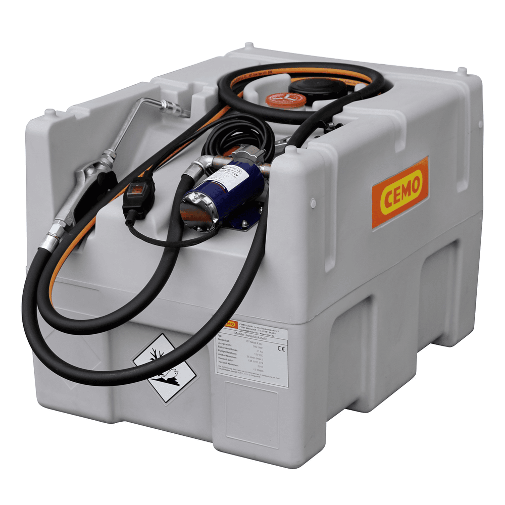 Lubrifiant Mobile Easy, capacité 200 litres, complet avec pompe électrique 12V
