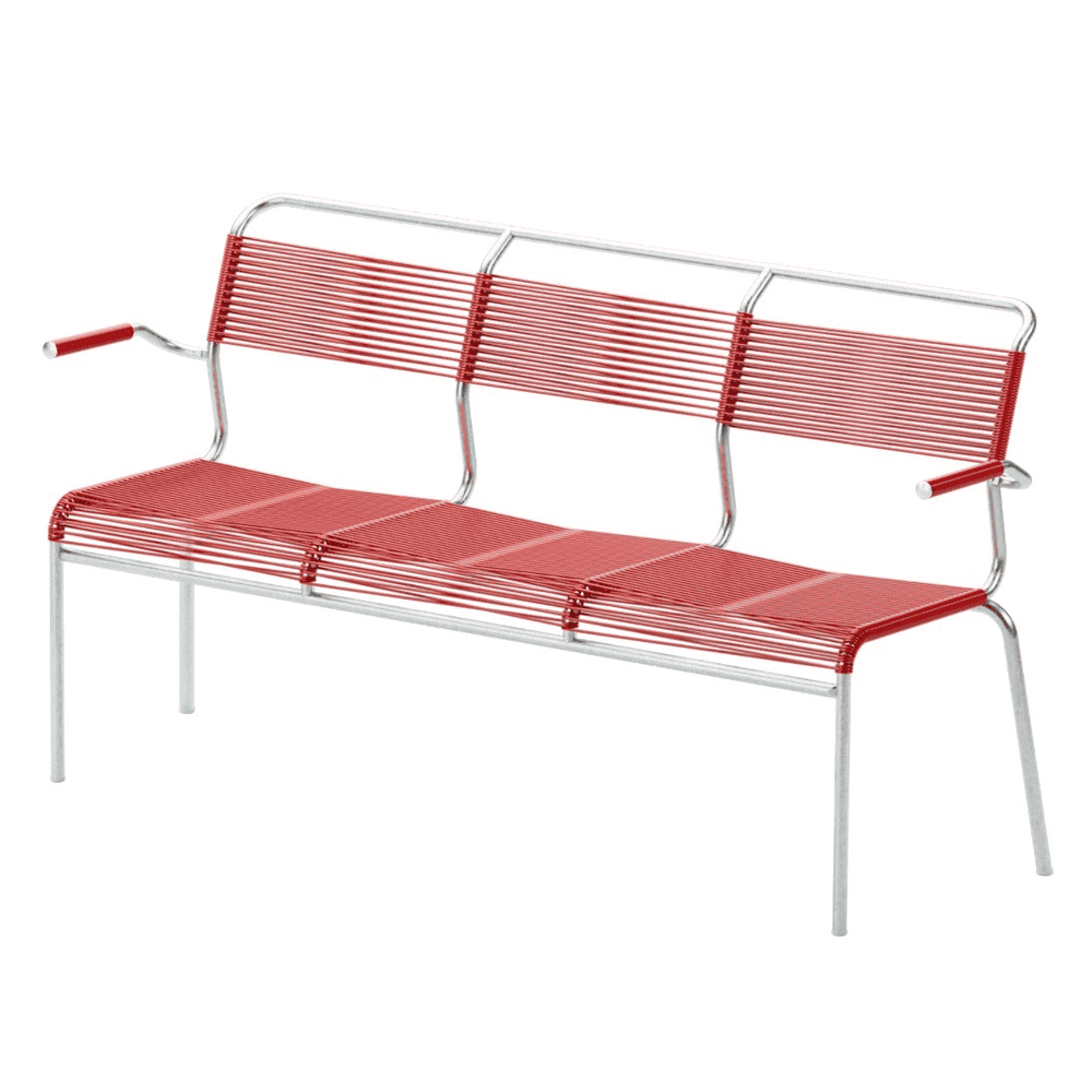 Schaffner Canapé 3 places Säntis avec accoudoirs, L x P x H 1660 x 580 x 860 mm, disponible en plusieurs versions