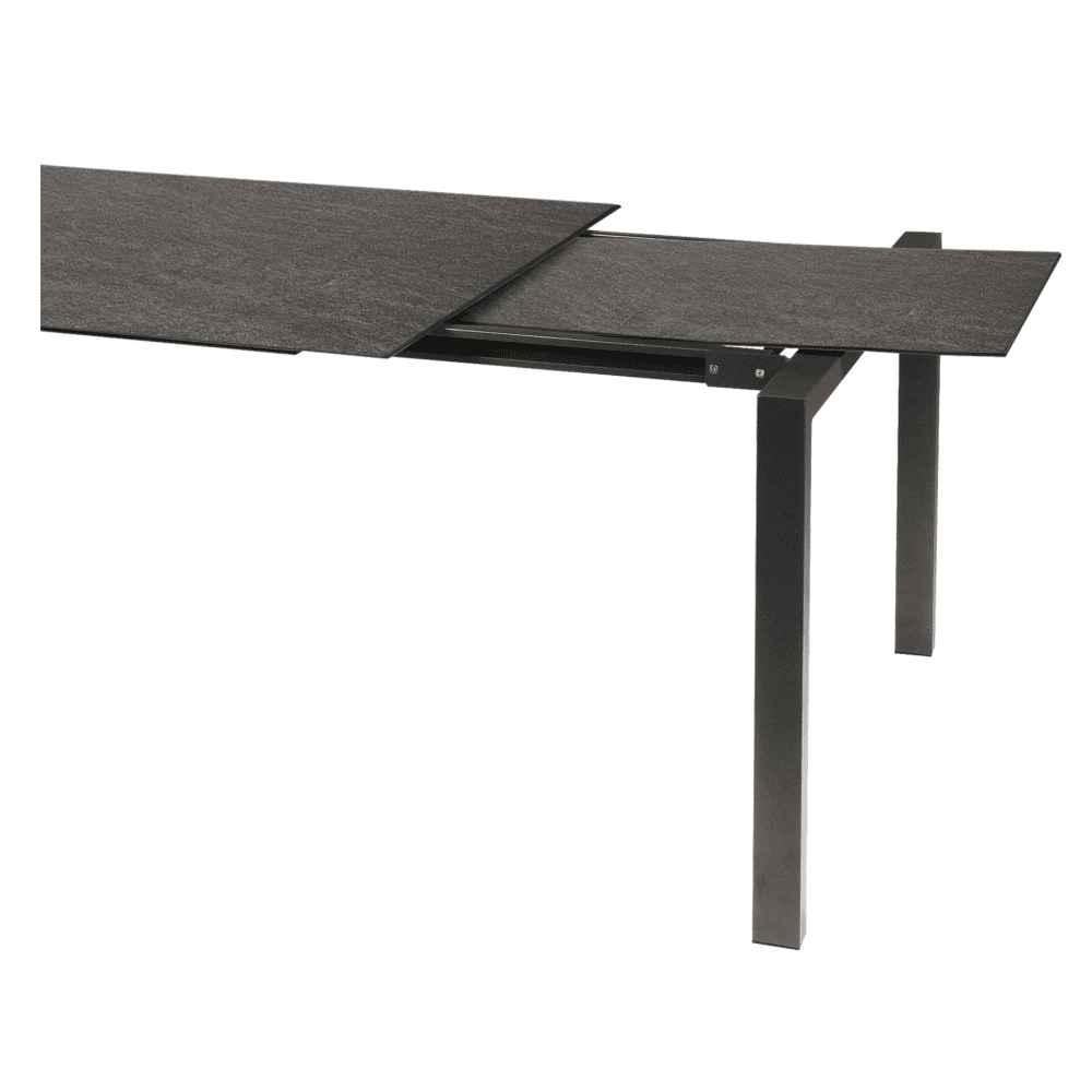 Schaffner Table de jardin LUZERN, extensible, plateau en fibre de verre, disponible en plusieurs versions