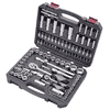 KRAFTWERK BASIC LINE Werkzeugkoffer, Steckschlüssel-Satz 1/4" + 1/2", inkl. Werkzeug, 105-teilig