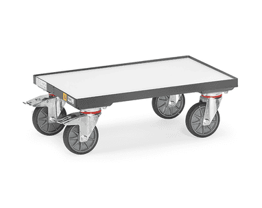 Fetra ESD-Eurokasten-Roller mit Plattform, 611 x 414 x 209 mm