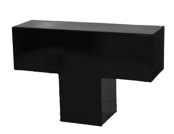 PLUS Pergola Arcade aus Holz, Schwarz RAL 9005, Modell 6, BxTxH 4860 x 2570 x 2170 mm