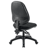 Chaise de bureau Arws SY20, mécanisme synchrone, tissu, sans accoudoirs, noir