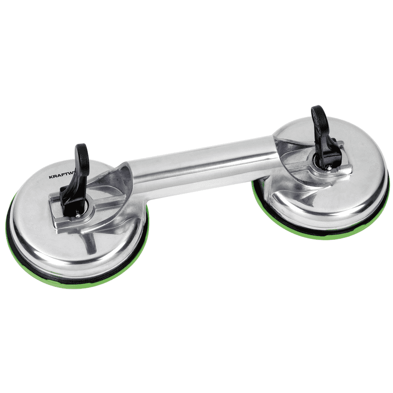 KRAFTWERK PRO LINE Doppel-Saugheber aus Aluminium, Tragkraft 50 kg