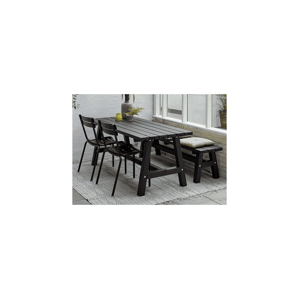 Country table de jardin, trois couleurs, 1770 x 750 x 720 mm