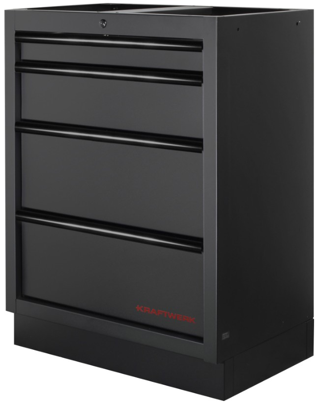 KRAFTWERK MOBILIO Unterschrank mit 4 Schubladen, BxTxH 680 x 458 x 910 mm