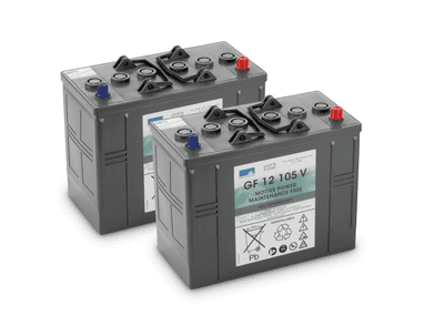  Kärcher Jeu de batteries, 24 V, 105 Ah, batterie au gel sans entretien pour autolaveuses