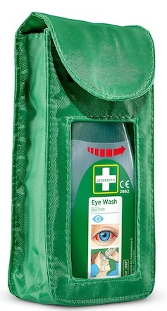 Sacoche pour rinçage oculaire, format de poche, Cederroth 720300, L x H x P 80 x 160 x 45 mm