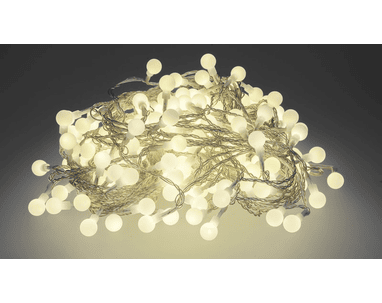 Steffen GardenLine LED Lichterkette warmweiss 25 m, 200 LED, 6W, 2700K, IP55