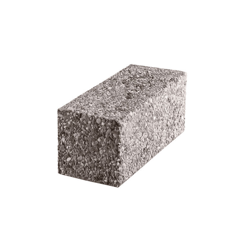 Seitenwand für Fahrradständer aus Beton, 250 x 600 x 250 mm