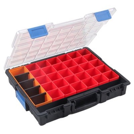 Bedrunka+Hirth Flex-Box-Kunststoff - 36 Fächer, 440 x 355 x 76 mm