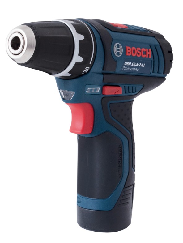 KRAFTWERK PRO LINE Werkzeugkoffer mit Akku-Bohrschrauber von BOSCH, 1/4" + 1/2", 264-tlg