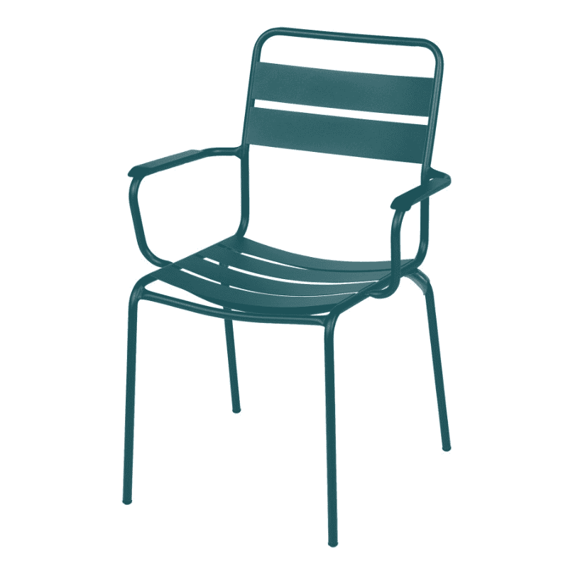 Schaffner Chaise de jardin Glarus en métal, revêtement par poudre, disponible en plusieurs versions