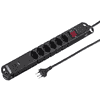 Steffen Steckdosenleiste VARIABL, 6 x T13 Steckdosen, 1 x USB-A, 1 x USB-C PD (18W), mit Schalter, 3 m Kabel, in 2 Farben
