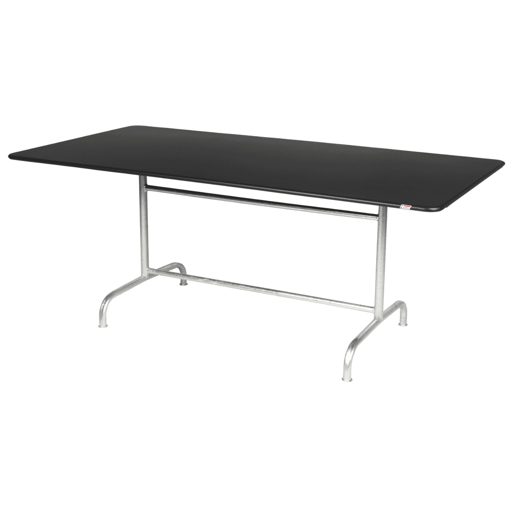 Schaffner Table métallique Rigi avec plateau en acier rabattable, en divers modèles
