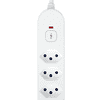 Steffen Steckdosenleiste IQ PRO, T13 Steckdosen, 1 x USB-A (18W), 1 x USB-C PD (20W), 10 A, IP20, 3 m Kabel, diverse Ausführungen