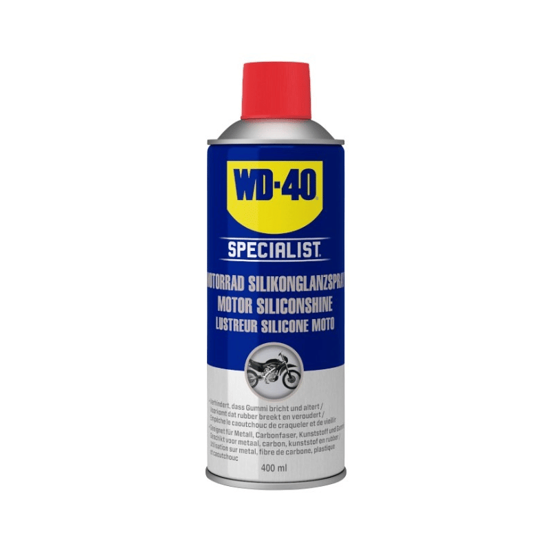 WD-40 Spray brillant au silicone Specialist pour motos, contenance 400 ml