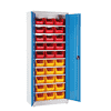 Magazinschrank mit 30 Sichtlagerkästen