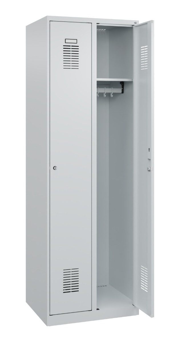 C+P Vestiaire Basis PLUS, en acier, h x l x p 1850 x 600 x 500 mm, en diverses versions