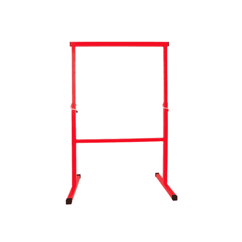Tréteau de travail SIMPLEX rouge, capacité de charge 200 kg