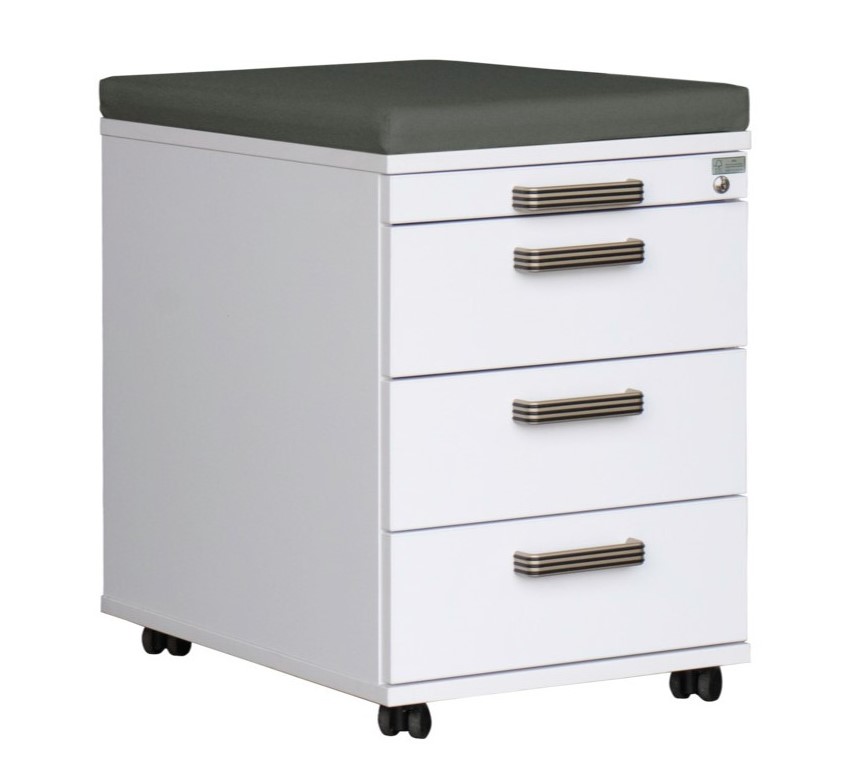 Assise pour conteneur roulant, en diverses versions