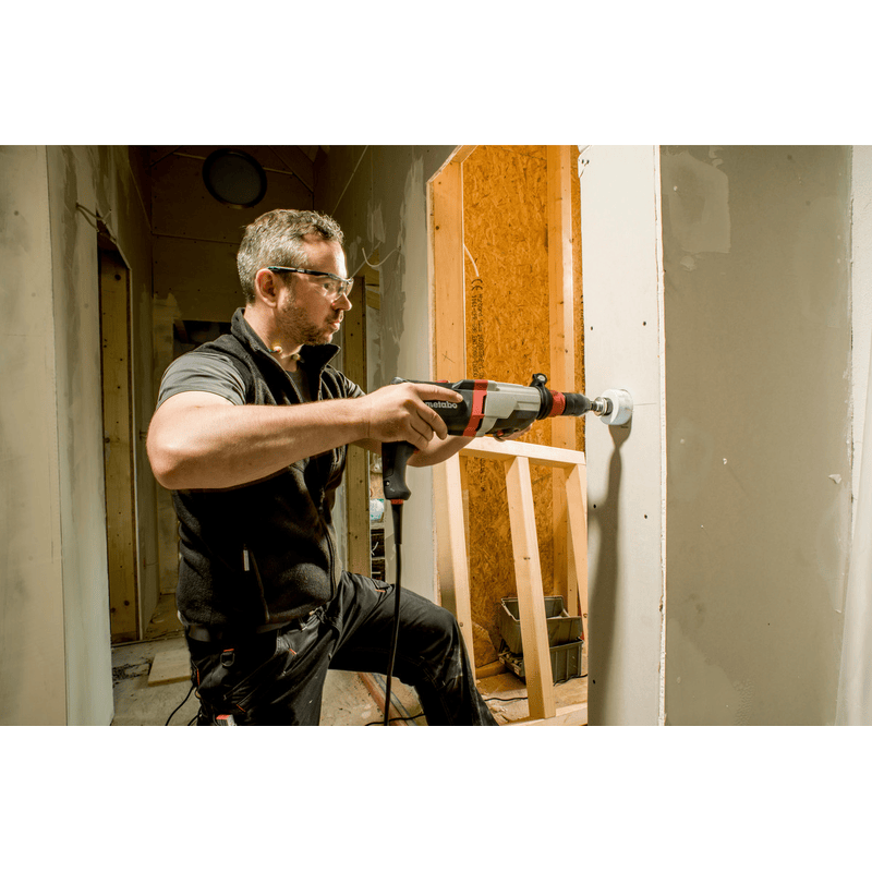Metabo Multihammer UHEV 2860-2 Quick, 1100 Watt, mit metaBox 145 L und SDS-plus-Bohrer- / Meisselsatz (10-tlg.)