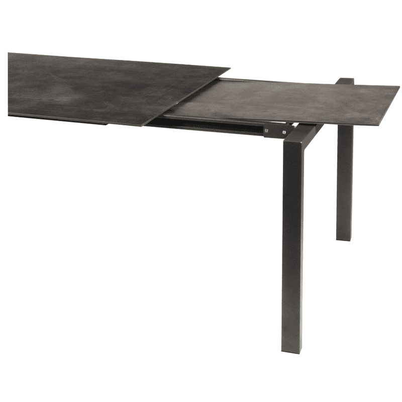 Schaffner Table de jardin LUZERN, extensible, plateau en fibre de verre, disponible en plusieurs versions