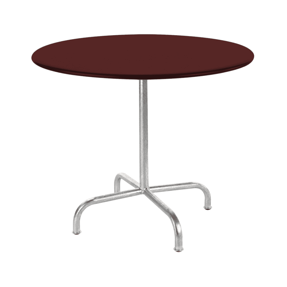 Schaffner Table de jardin ronde Rigi, résistante aux intempéries, rabattable et stable, en diverses exécutions