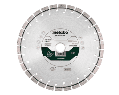 Metabo Meule à tronçonner diamantée "UP" universel "professional", 230 x 22,23 mm