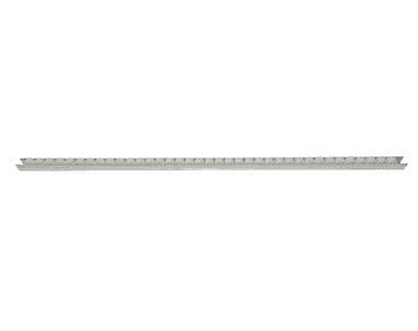 Röllchenleiste für Bereitstellregal 1300 mm, verzinkt