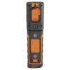 Steffen LED Akku-Arbeitsleuchte 6 W, 600 + 100 lm, 5700 K, 240° drehbar, IP65, schwarz/orange