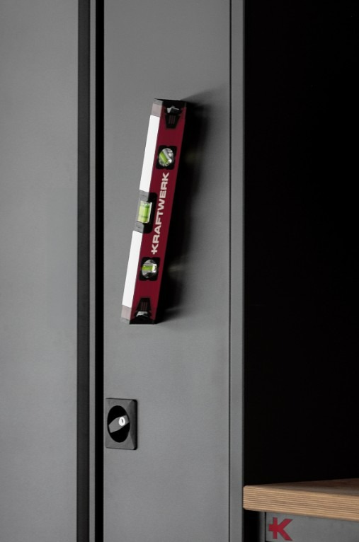 KRAFTWERK PRO LINE Magnetische Wasserwaage, 0.5 mm/m Toleranz, in 4 Grössen
