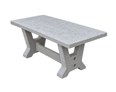 BETY Betontisch Verona Bianco, LxBxH 1600 × 800 × 750 mm