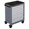 KRAFTWERK Werkstattwagen BT700 7 Schubladen Swiss Line, inkl. Werkzeug, 219-teilig, BxTxH 719 x 474 x 1000 mm