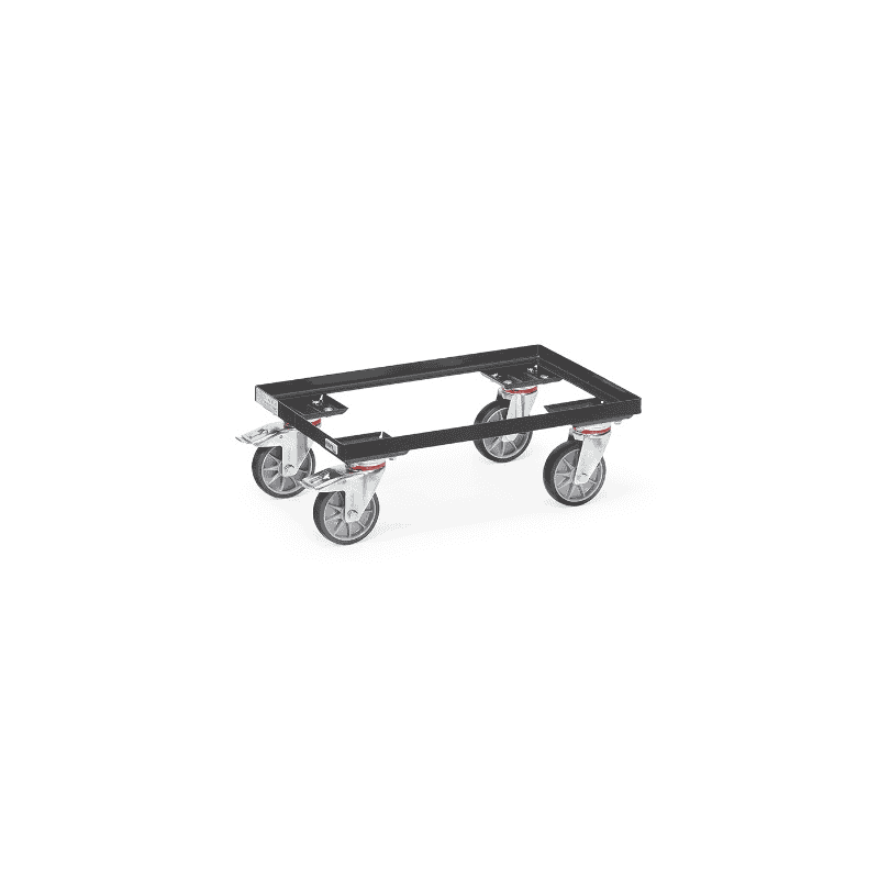 Eurokasten-Roller "GREY EDITION", offener Rahmen, 611 x 414 x 209 mm