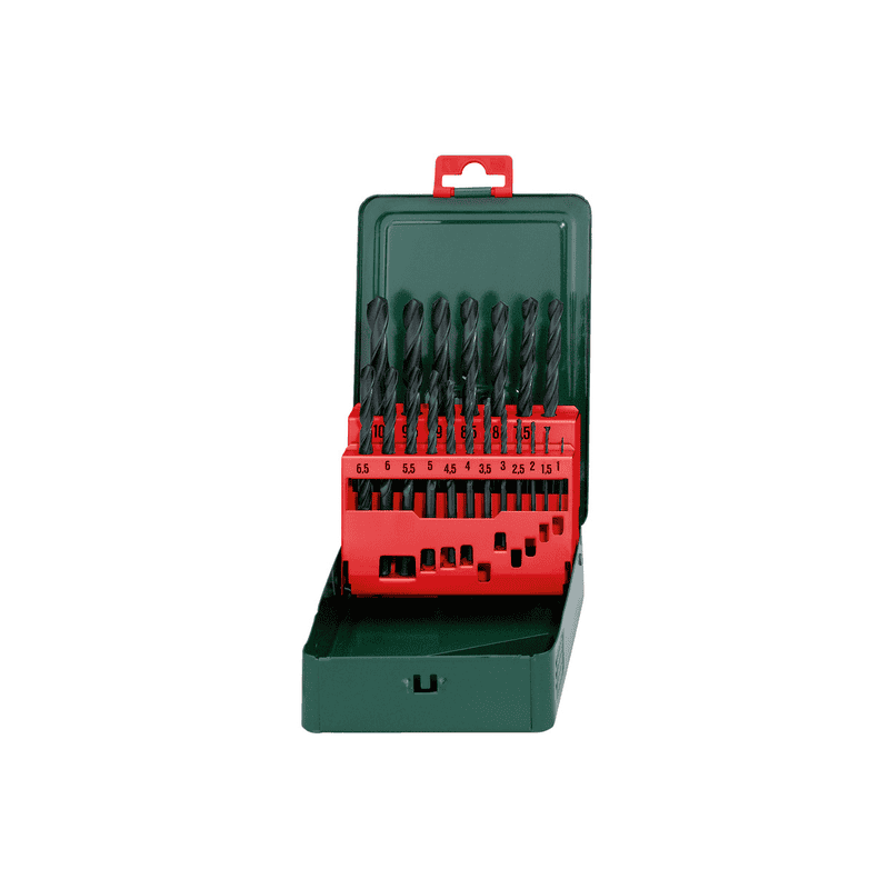 Metabo HSS-Metallbohrer-Kassette "SP", HSS-R, 19-teilig