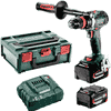 Metabo Perceuse-visseuse à batterie BS 18 LTX BL Q I, avec 2x batteries Li-Power (18 V / 5.2 Ah), chargeur ASC 55 et metaBOX 145 L