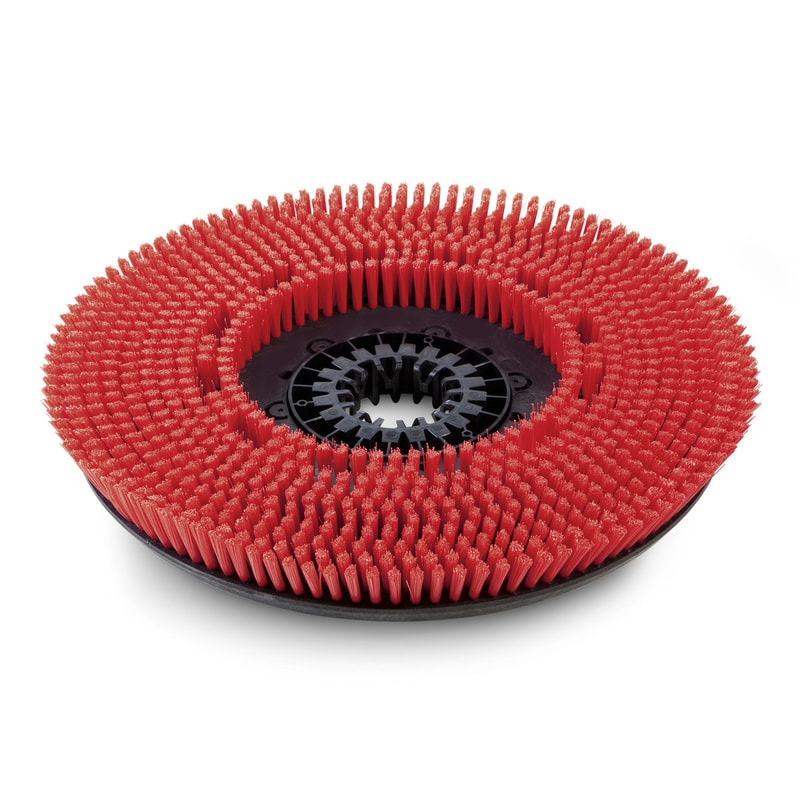 Kärcher Scheibenbürste, mittel, rot, 430 mm
