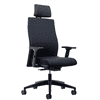 Chaise de bureau Interstuhl 179RS avec dossier haut et appui-tête, L x P x H 640 x 640 x 1340 mm